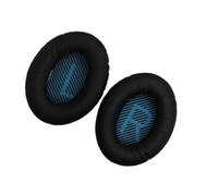Replacement Ear Pads for QC35 QC25 QC15,Cushion,Black Blue | Premium leather,noise isolation,easy install,color matching,soft breathable mesh,comfortable wear