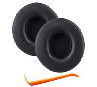 Replacement Ear Pads for Solo 3 Headphones Over-Ear Headphones, Earpads with Soft Protein Leather, Noise Isolation Memory Foam（solo3-Black）