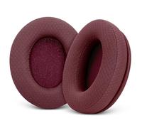 Replacement Ear Pads for Sony MDR 7506 - GVOEARS Earpad Mesh Cushions for MDR-V6 V7 MDR-CD900ST Professional Headphones with Memory Foam (Wine Red)
