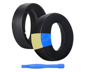 Replacement Ear Pads for Sony PlayStation 5 Pulse 3D Wireless Headset by MMOBIEL - Cooling Gel Memory Foam Cushions - Noise Isolation & Comfort Earpads Replacement - Black