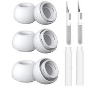 Replacement Ear Tips Compatible for Airpods Pro and Pro 2nd Generation with 2 Cleaner pens, Silicone Ear Tips Compatible for Airpods Pro with Portable Storage Box (S/M/L-3 Pairs)