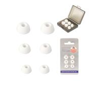Replacement Ear Tips for CMF by NOTHING BUDS (S/M/L, 3 Pairs) | Premium Silicone Noise Isolating Earbuds Covers,toergy Anti-Slip Comfort Design with Portable Storage Case,Black & White