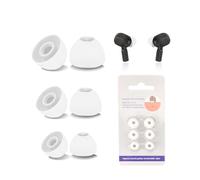 Replacement Ear Tips for Marshall Motif II - 3 Pairs Silicone Earbuds Tips (S/M/L), Soft Anti-Slip Covers, Noise Isolation, Washable, Comfortable Secure Fit for Daily Use(White)