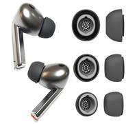 Replacement Ear Tips for Samsung Galaxy Buds3 Pro, Ultra-Soft Anti-Slip Secure Fit Silicone Tips, Gray 3 Pairs