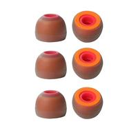 Replacement Ear Tips for Sony WF1000XM4 WF-1000XM5 WI-C100 MDR-EX255AP Memory Foam Eartips Earbuds Covers, Noise Isolation Earplugs Accessories,3 Pairs Orange L