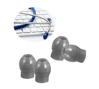Javinhau MDF Replacement Ear Tips for Stethoscopes Unbeatable Comfort Soft-Sealing Earbud Eartips Earpieces Compatible with MDF Stethoscope Spare Parts Kit (gray)