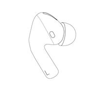 Replacement Earbud A2084 for Left Apple Airpods Pro 1st Gen Earbud,Replacement for iPod Pro 1st Generation,Compatible with AirPod Pro Charging Case A2190, A2083,Single Left Ear Side Only(A2084)