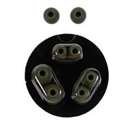 Replacement Earbud Tips for Beats Powerbeats Pro Wireless Stereo Headphones - 4 Pairs - Small, Medium, Large, and Double Flange (Moss Green)