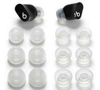 Replacement Earbud Tips for Beats Studio Buds+Silicone Ear Tips for Beats Earbuds/Fit Pro/Solo Buds, 6 Pairs Transparent