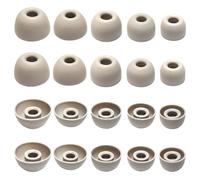 Replacement Earbud Tips for Powerbeats Pro 2 Ear Tips [10 Pairs ] - XL/L/M/S/XS Silicone Earbuds Tips Compatible with Beats Studio Buds/Beats Fit Pro/Solo Buds, Quicksand