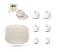 Replacement Earbuds for Bowers & Wilkins Pi8 Wireless Earbuds,NOUKAJU Silicone Earbuds,S/M/L 3 Size,Earbuds Tips for B&W Pi8,3 Pairs(White)