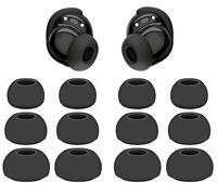 Replacement Earbuds Tips Silicone Ear Tips Compatible with Bose New QuietComfort Earbuds, Black, Earphones Eartips Earpads Ear Caps S/M/L 3 Size 6 Pairs,Black 803b