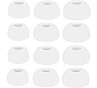 Replacement Earbuds Tips Silicone Ear Tips Compatible with Bose New QuietComfort Earbuds, Earphones Eartips Earpads Ear Caps S/M/L 3 Size 6 Pairs,White 803w