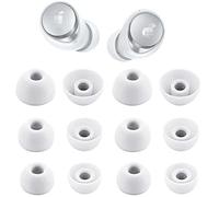 Replacement Earbuds Tips Silicone Ear Tips for an ker Soundcore Space A40, Soundcore Sport X10, Soundcore Life A1,Life P3,Life P3i,Fit in Case, Buds Tips,6 Pairs S/M/L 3 Size,White