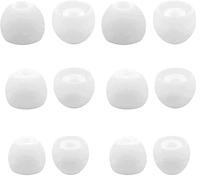 Replacement Earbuds Tips Silicone Ear Tips for KZ ZS10 Pro, Earphones Eartips S/M/L 3 Size 6 Pairs,White 4233