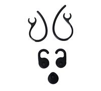 Replacement Earhook and Ear Gel Kit for Jabra EASYGO, EASYCALL, CLEAR, TALK Headset, Black, Plastic and Silicone, 5 Pieces