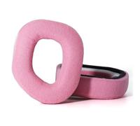 Replacement Earpads Compatible with Corsair HS80 RGB Wireless Wired / HS80 Max,Pink Velour Cushions with Memory Foam for Enhanced Comfort,Noise Isolation & Epic Bass Boost, Gaming Headset Accessories