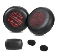 Replacement Earpads Compatible with Plantronics Savi 8220 Savi 8210 Savi 8200 Wireless Headset Cushions with Soft Memory Foam Accessories-Black