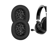 Replacement Earpads Cushion Compatible with SteelSeries Arctis 3 Arctis 5 Arctis 7 Arctis 9 Arctis 9X Arctis PRO Gaming Headphones Earpads (silver print)