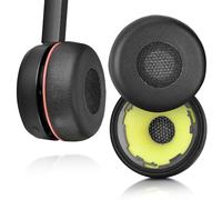 INF Ear pads for Jabra Evolve 75/75+ / 75 UC / 75MS, Better sound experience, Soft and comfortable, Exact fit, Improved sound experience, Easy installation