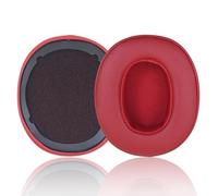 Replacement Earpads for Skullcandy Crusher EVO Headphones,Compatibel Crusher EVO Replacement Ear Pads,Upgraded Ear Covers with Soft Protein Leather,Optimized Noise Isolation Memory Foam (Light Red)