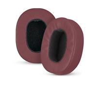 Replacement Earpads for Skullcandy Crusher Wireless, Hesh 3/ANC/EVO, Venue ANC & More - Extra Comfortable Foam, Durability and Noise Isolation - Dark Red, by Brainwavz