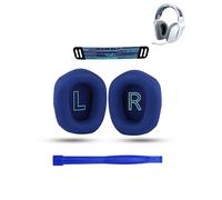 Replacement Earpads & Headband for Logitech G733 LIGHTSPEED Over-Ear Headphones, daunke Memory Foam & Mesh Fabric (1 Pair Earpads & 1 Headband), Full Protection - Blue Earpads & Blue Headband