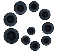 Replacement Earpads Kit for Headphones - Memory Foam Cushions & Premium Protein Leather for Enhanced Comfort Headset Ear Pads Spare Parts (for Universal Diameter of 80MM)
