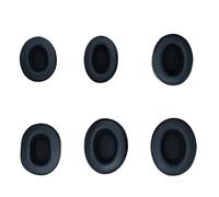 Replacement Earpads Kit for Headphones - Memory Foam Cushions & Premium Protein Leather for Enhanced Comfort Headset Ear Pads Spare Parts (for Universal Oval Shape Dia. of 95X80MM)
