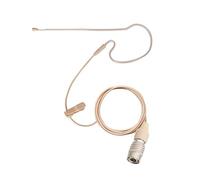 Replacement Earset Headworn Microphone for Audio-Technica ATW-T5201 5000-Series - Body-Pack Transmitter, Condenser, Omnidirectional, 4-Pin Hirose (HRS) Female Connector, Tan