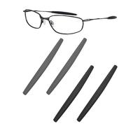 Replacement Earsocks for Oakley Whisker/Square Whisker/Big Square Wire/Warden/Wiretap/C Wire 1.0/A Wire Sunglasses - Gray + Black