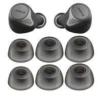 Replacement Eartips Compatible with Jabra Elite 75t/ 65t/ Active/ 7 Pro/Elite 3/ Elite 4 Earbuds, Silicone Earbuds Eartips Buds Cover Set