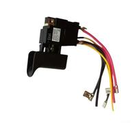 Replacement Electric Drill Switch for DJR186 and JR186D, Cordless Power Tool Trigger Assembly with ABS Metal On Off Button, Handheld Drill Repair Part