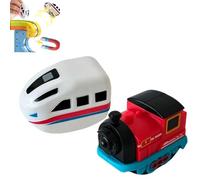 Replacement Electric Train Car,Electric Train Set Flexible Race Track,USB Rechargeable Add-On Trains Car for Use with Tracks Only,Tracks & Cable Not Included,Gifts for Kids