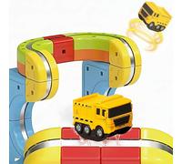 Replacement Electric TrainCars,USB Rechargeable Add-On to Electric Train Set & TrainSet Flexible Track,Not Standalone,Tracks & Cable Not Included,Add-On Accessory for Kids TrainTrack Sets