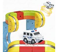 Replacement Electric TrainCars,USB Rechargeable Add-On to Electric Train Set & TrainSet Flexible Track,Not Standalone,Tracks & Cable Not Included,Add-On Accessory for Kids TrainTrack Sets