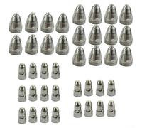 Replacement Electrode and Nozzle Set for P80 CNC Plasma Cutting Torch 60A 80A 100A with Oxygen Copper and CuCrZr Materials for Enhanced Durability (1.1mm)