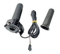 Replacement Electronic Throttle Handlebar with Cable UQI N1S and U+ Electric Scooter, Hard ABS Anti-Slip Grip Lever, Black Control Bar Accessory Off-Road Use 143mm(1 set)