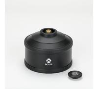 Replacement Empty Refillable Gas Fuel Cylinder Standard for Backpacking Camping Stove EN417 Lindal Valve 110g BKTC-35