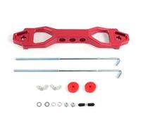 Replacement Engine Mount Arrived 140mm/190mm Billet Aluminum Car Battery Tie Down Mount Bracket Brace Battery Fasten Bracket Holder 14cm 19cm BTD038 Car Engine Mounts(190mm Red)