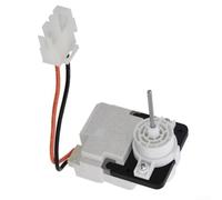 Replacement Evaporator Airflow Motor for Refrigerator Cooling System Metal Construction White
