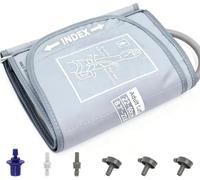 Replacement Extra Large Cuff for Omron BP Monitors 22-60CM Big Arm Adjustable XL Blood Pressure Monitors Cuff Includes 6 Universal Interface Compatible with Blood Pressure Monitors Large Cuff