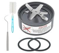 Replacement Extractor Blade, Fit for NutriBullet 600w / 900w Pro Extractor Blade Series with an Additional Silicone Rubber Gaskets Sealing O-Ring for NutriBullet Blender Blade Replacement Parts Set