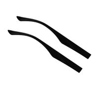 Replacement Eyeglasses Temples for Glasses Repair, Black Tr90 Metal Pair