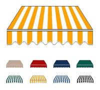 Replacement Fabric for 4x3.5m Patio Awning Retractable Canopy Material for Folding Door Weather-Resistant ge-White Outdoor Shade Canopy Cover