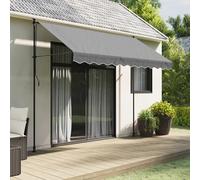 Replacement Fabric for Awning Valance Anthracite Stripe 3 m