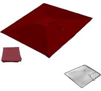 Replacement Fabric for Cantilever Umbrella Patio Cover Cloth for 8 Ribs(Burgundy,4x3.0m(13x10ft))
