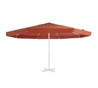 vidaXL Replacement Fabric for Outdoor Parasol Black 515 cm Umbrella Cloth