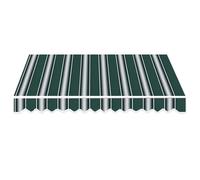 Replacement Fabric for Retractable Awnings Waterproof Polyester Awning Fabric Replacement Canopy for Sunshade Awnings Green 5x2m (16x6.5ft) UV Resistant Easy to Install