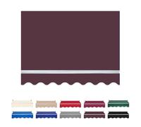 Replacement Fabric for Retractable ning, Cover Canvas 200/250/300/350/400/500/600/700cm, ning Material for Window & Door, Garden Use (Brown, W700 x L400cm)